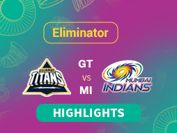 Eliminator : GT vs MI Highlights